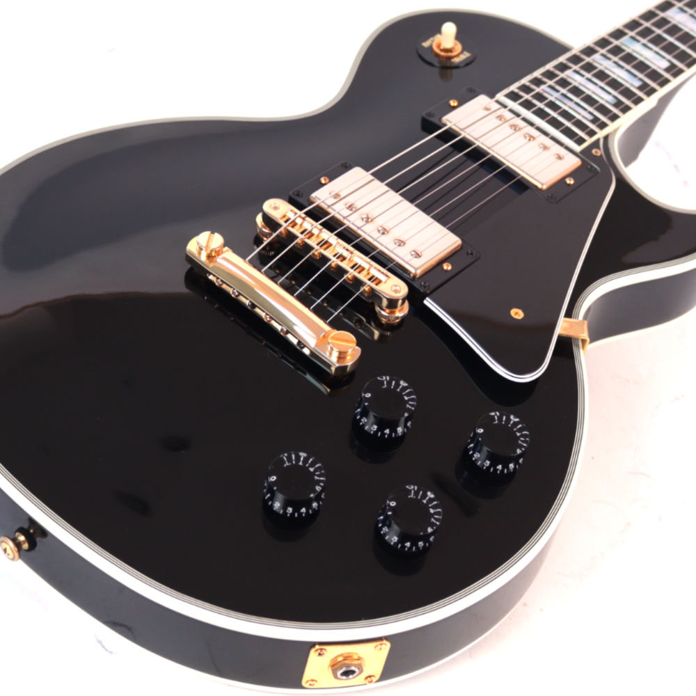 【中古】 Gibson ギブソン Custom Shop Les Paul Custom Ebony 2017年製 レスポールカスタム エレキギター トップ