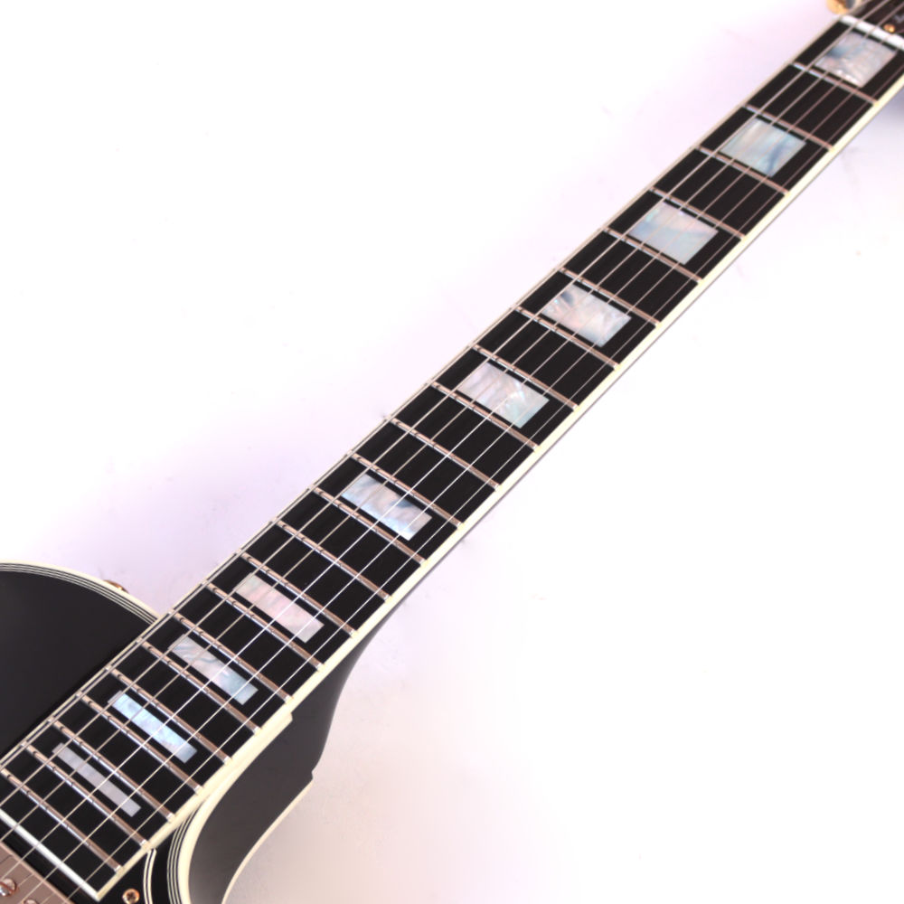 【中古】 Gibson ギブソン Custom Shop Les Paul Custom Ebony 2017年製 レスポールカスタム エレキギター 指板