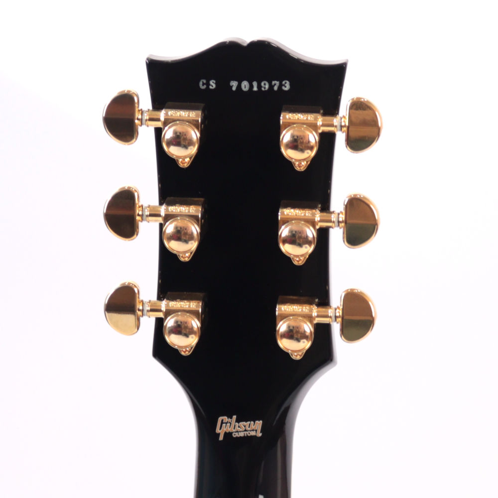 【中古】 Gibson ギブソン Custom Shop Les Paul Custom Ebony 2017年製 レスポールカスタム エレキギター ヘッド裏