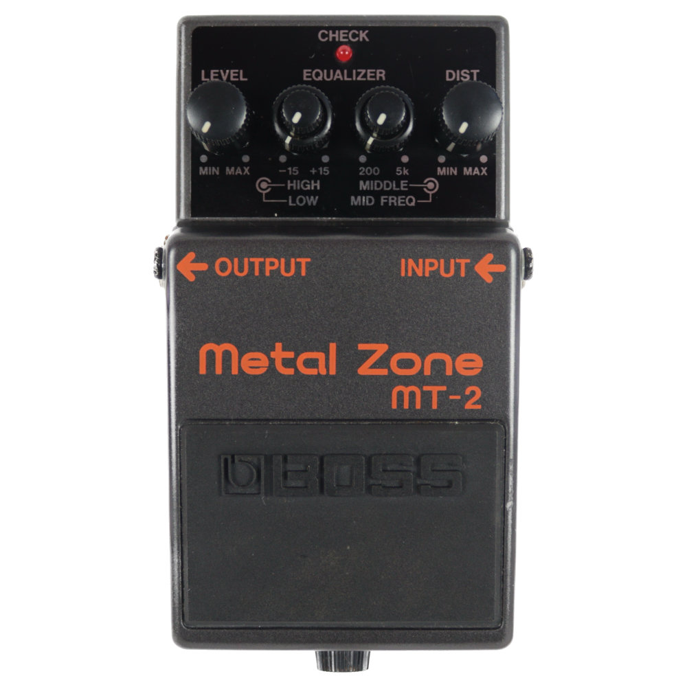 【中古】メタルゾーン エフェクター BOSS MT-2 Metal Zone ボス ギターエフェクター 本体画像