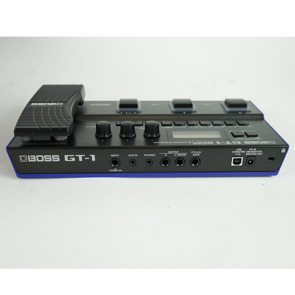 【中古】ボス マルチエフェクター BOSS GT-1 Guitar Effect Processor 背面