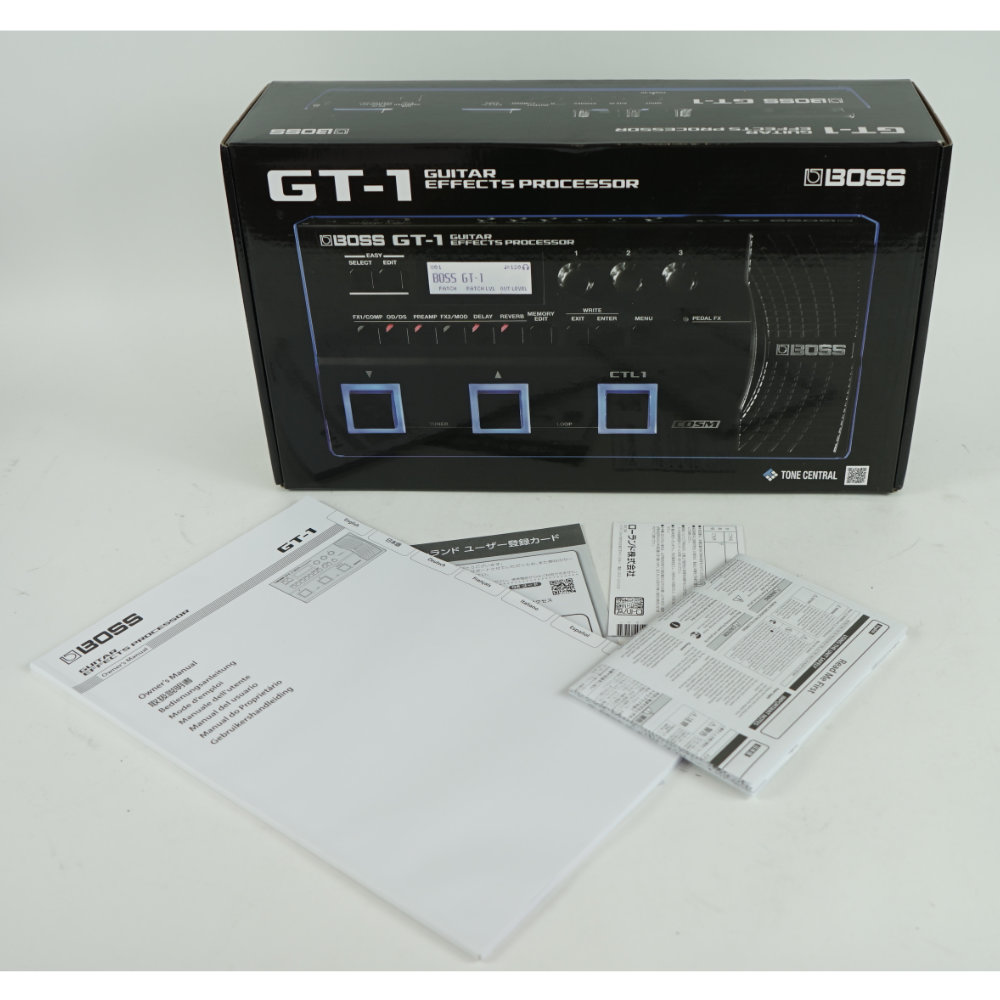 【中古】ボス マルチエフェクター BOSS GT-1 Guitar Effect Processor 付属品