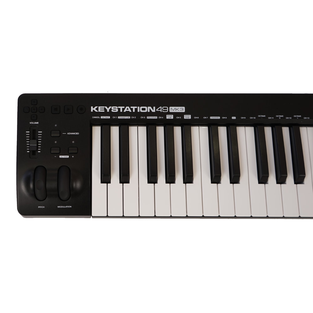 【中古】 M-AUDIO Keystation 49 MK3 USB-MIDI コントローラー 正面