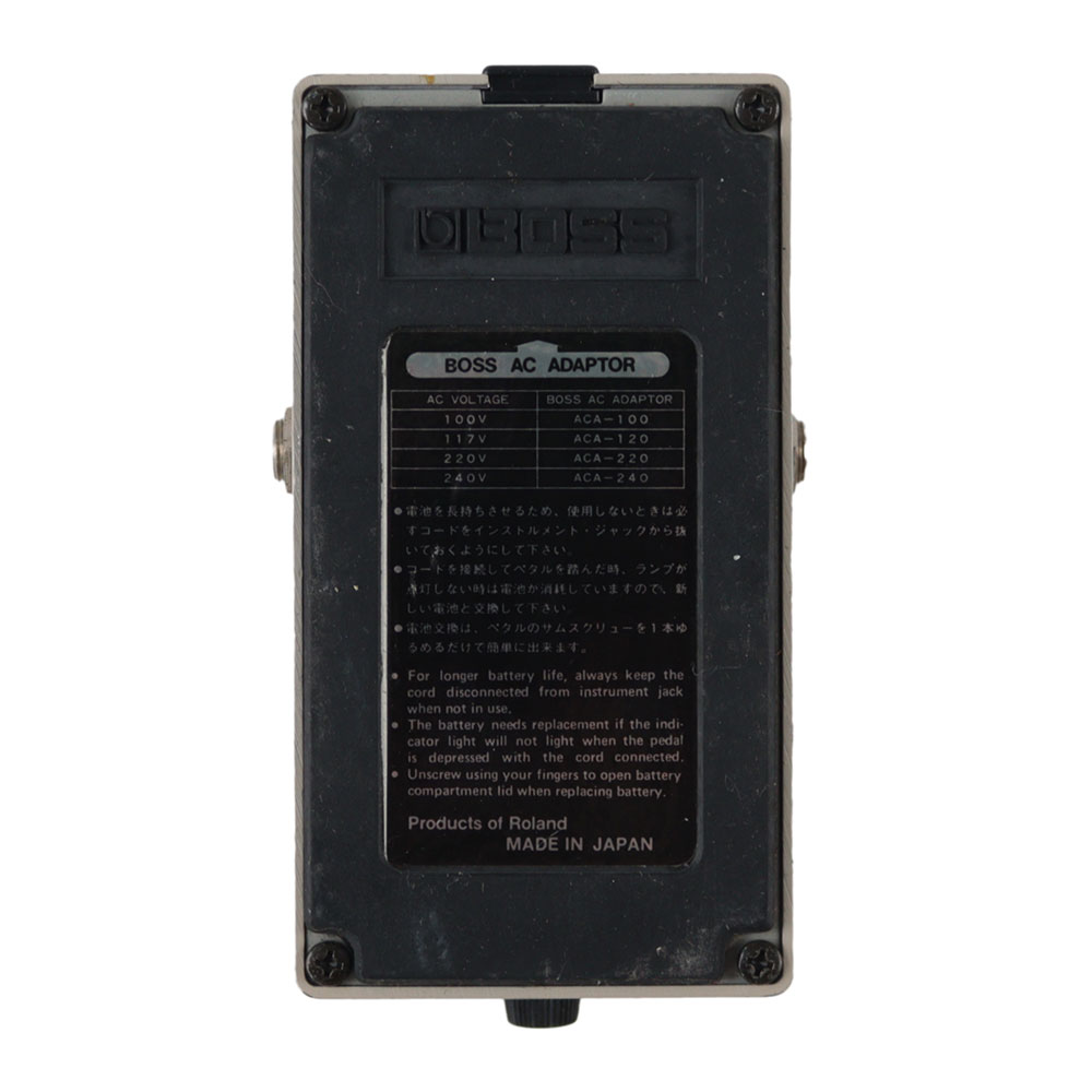 【中古】イコライザー エフェクター BOSS GE-7 Equalizer Made in Japan ギターエフェクター 裏面