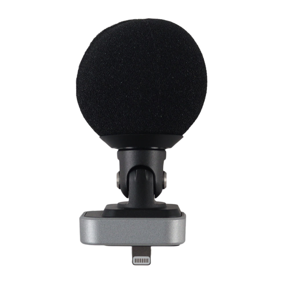 【中古】 マイク iOS ステレオコンデンサーマイク SHURE MV88 ステレオマイク Lightning端子 全体