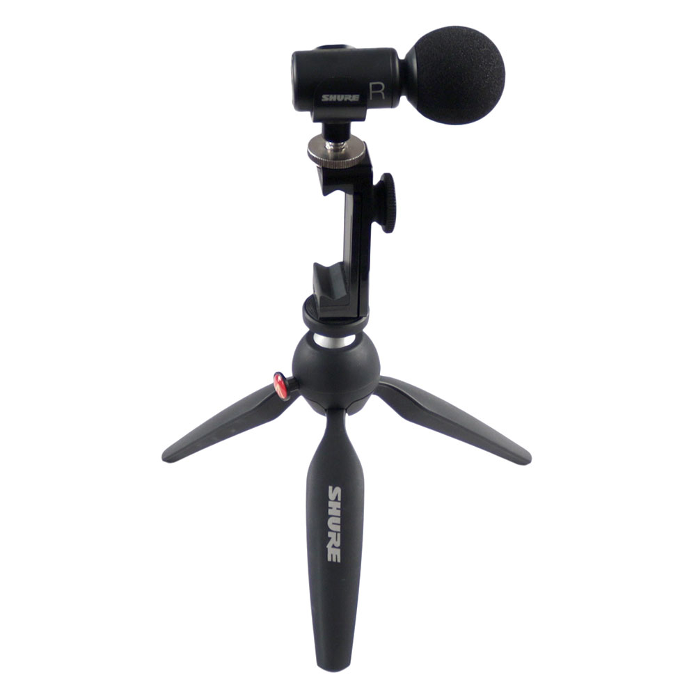 【中古】 SHURE MV88+ VIDEO KIT デジタルマイクロホン オーディオ・ビデオ録音キット 全体