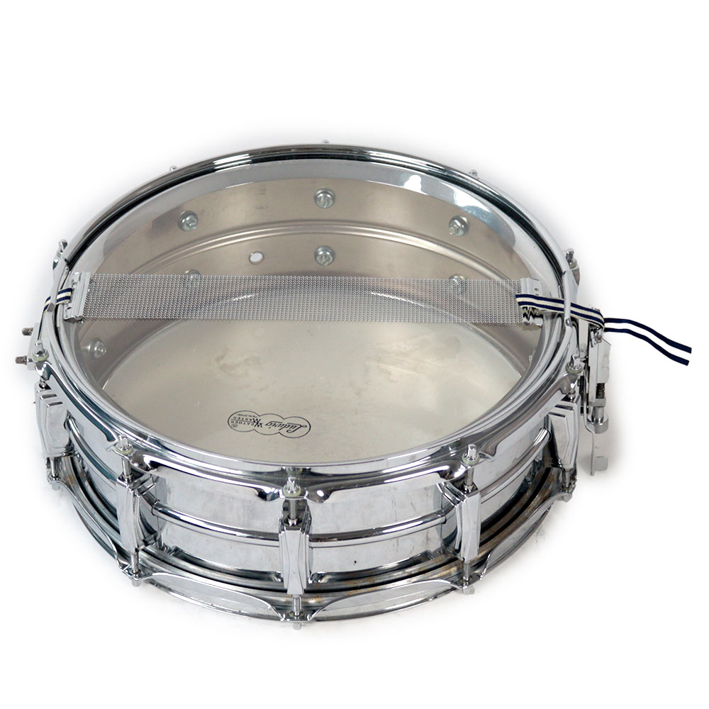 【中古】 Ludwig ラディック LM400 Supraphonic 14x5 スネアドラム 裏面、ボトム