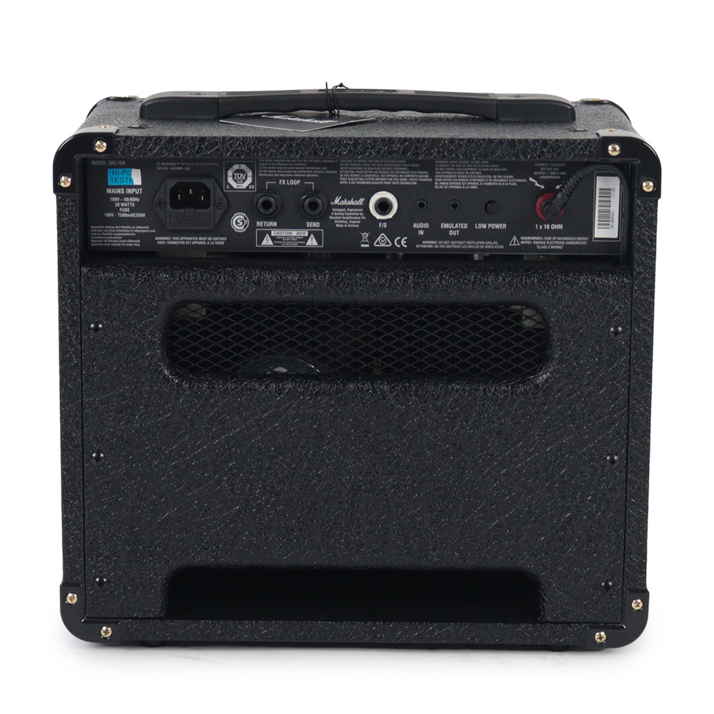 【中古】 ギターアンプ コンボ MARSHALL マーシャル DSL1C 真空管アンプ 背面