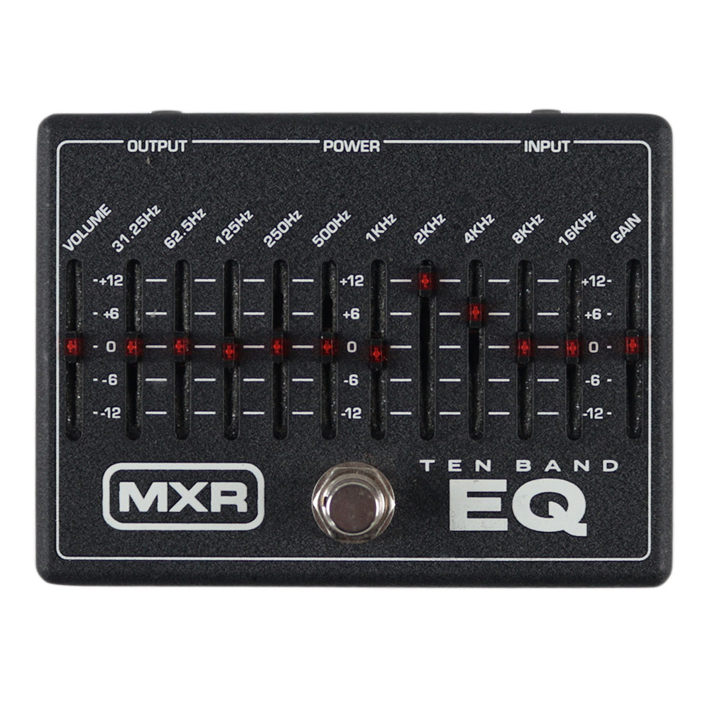 【中古】 MXR グラフィックイコライザー エフェクター M108M 10 Band Graphic EQ ギターエフェクター M-108 正面