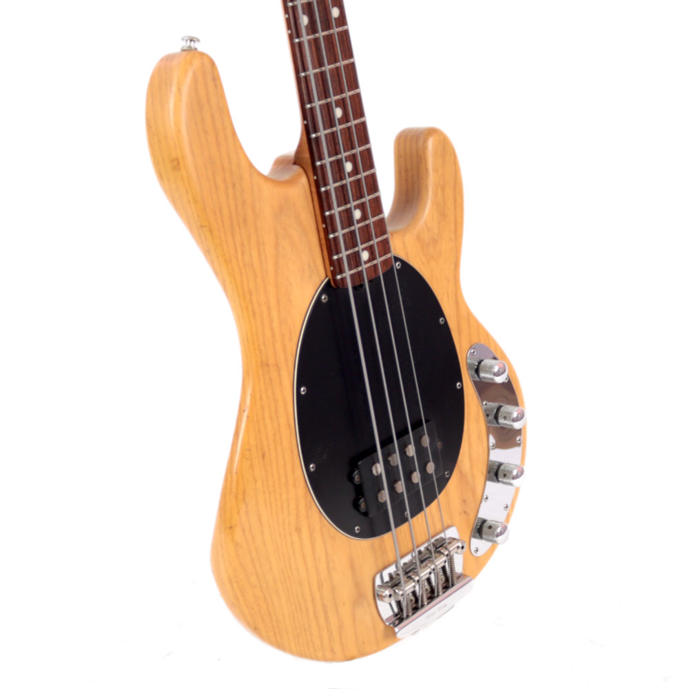 【中古】 MUSIC MAN ミュージックマン  StingRay スティングレイ Natural Velvet 1997年製 エレキベース 左サイド