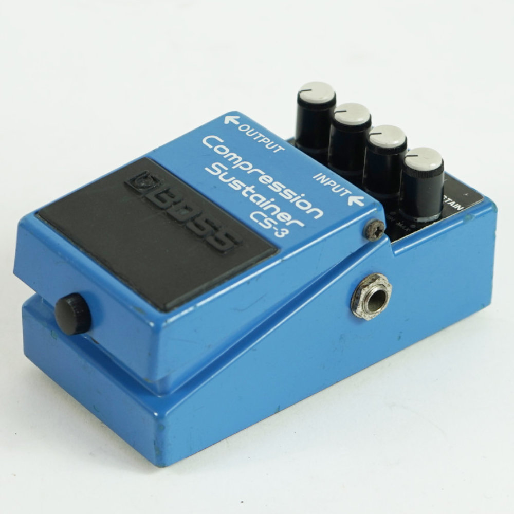 【中古】コンプレッサー エフェクター BOSS CS-3 Compression Sustainer ギターエフェクター 側面