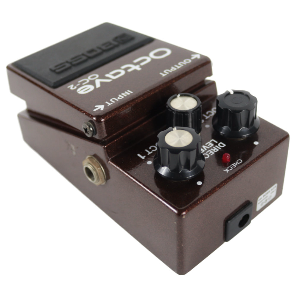 【中古】オクターブ エフェクター BOSS OC-2 Octave ギターエフェクター オクターバー アングル画像