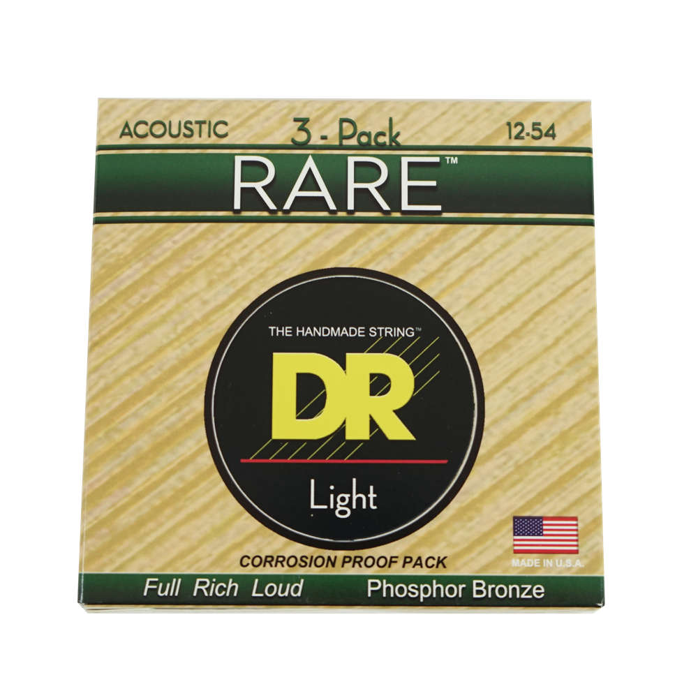 DR RARE RPM-12-3PK Light 3セットパック アコースティックギター弦