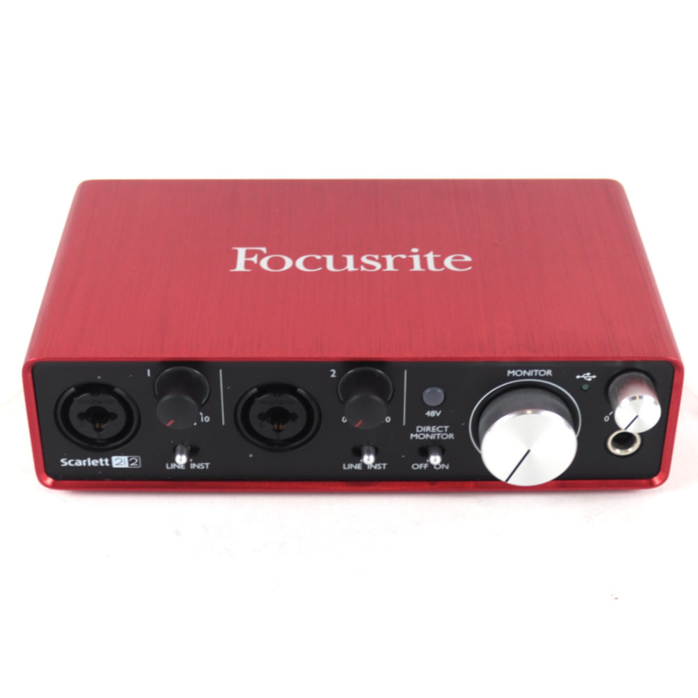 【中古】 オーディオインターフェイス Focusrite Scarlett 2i2 2nd GEN フォーカスライト スカーレット2i2 第2世代