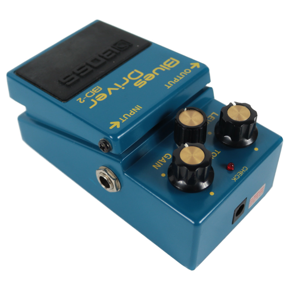 【中古】 ブルースドライバー エフェクター BOSS BD-2 Blues Driver ギターエフェクター オーバードライブ ブルドラ 本体画像 斜め 1