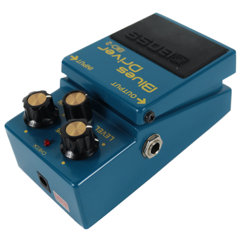 【中古】 ブルースドライバー エフェクター BOSS BD-2 Blues Driver ギターエフェクター オーバードライブ ブルドラ 本体画像 斜め 2