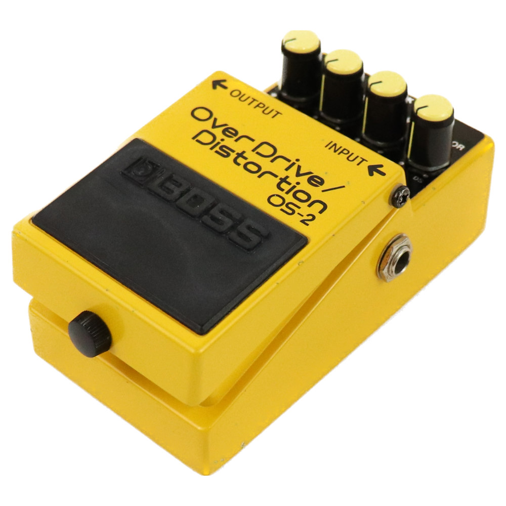 【中古】オーバードライブ ディストーション エフェクター BOSS OS-2 OverDrive Distortion ギターエフェクター 本体画像 斜め 2