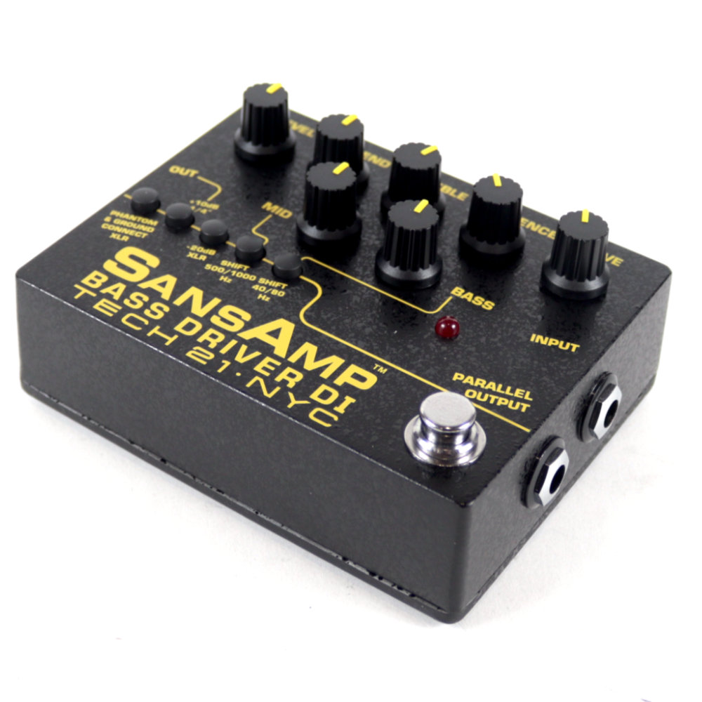 【中古】 TECH21 SansAmp BASS DRIVER DI V2 ベース用DI プリアンプ 右サイド