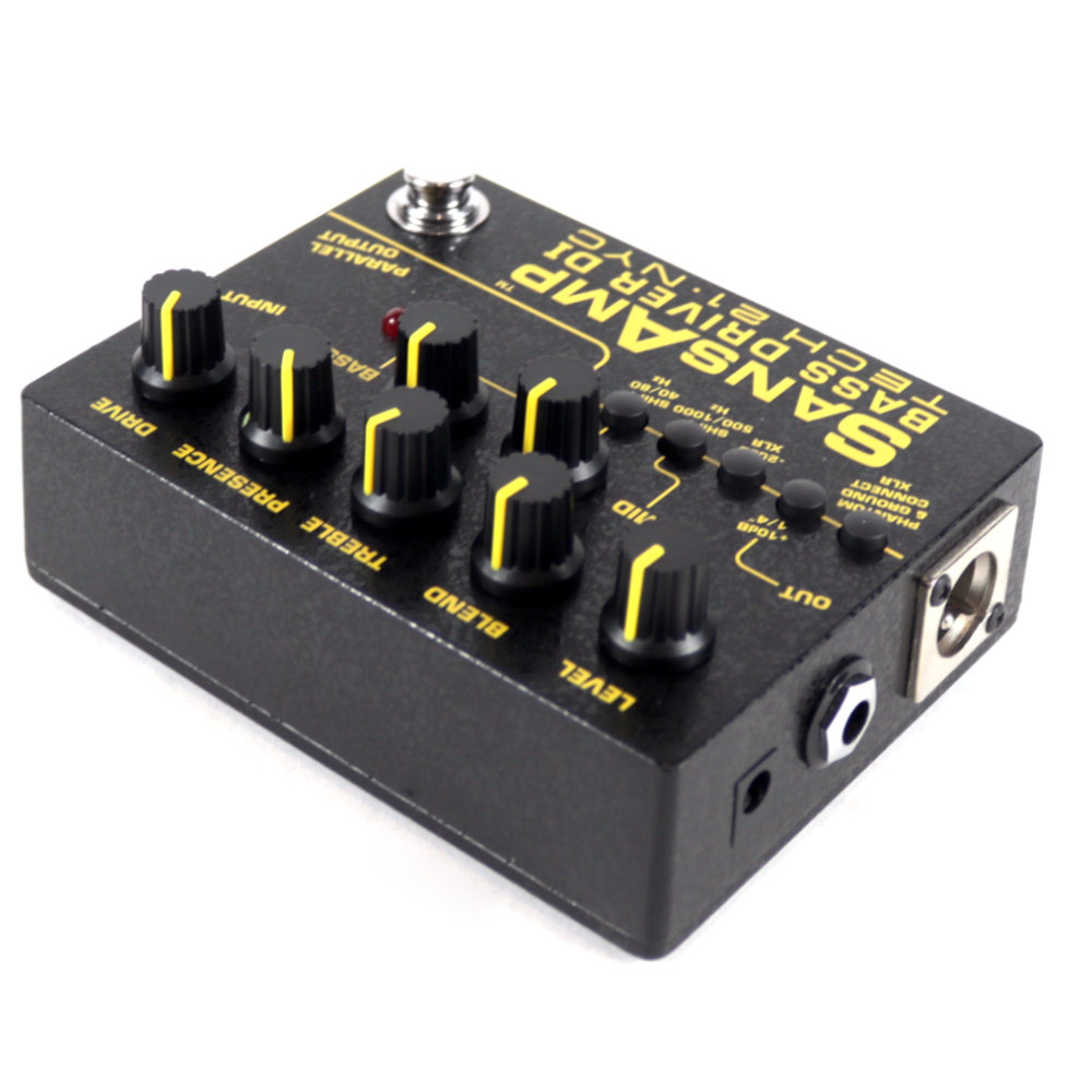 【中古】 TECH21 SansAmp BASS DRIVER DI V2 ベース用DI プリアンプ 左サイド