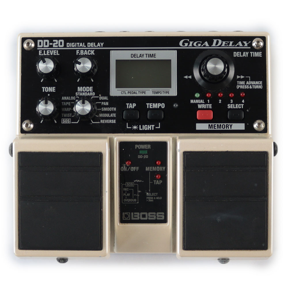 【中古】 ディレイ BOSS DD-20 Digital Delay Giga Delay デジタルディレイ ギターエフェクター ギガディレイ 正面