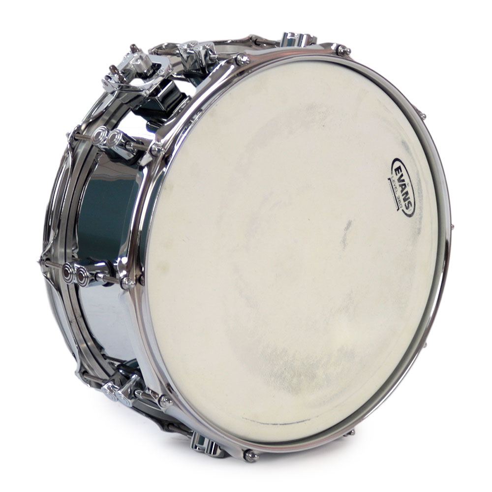 【中古】 DW PERFORMANCE STEEL Snare Drums 14×5.5 スネアドラム 全体