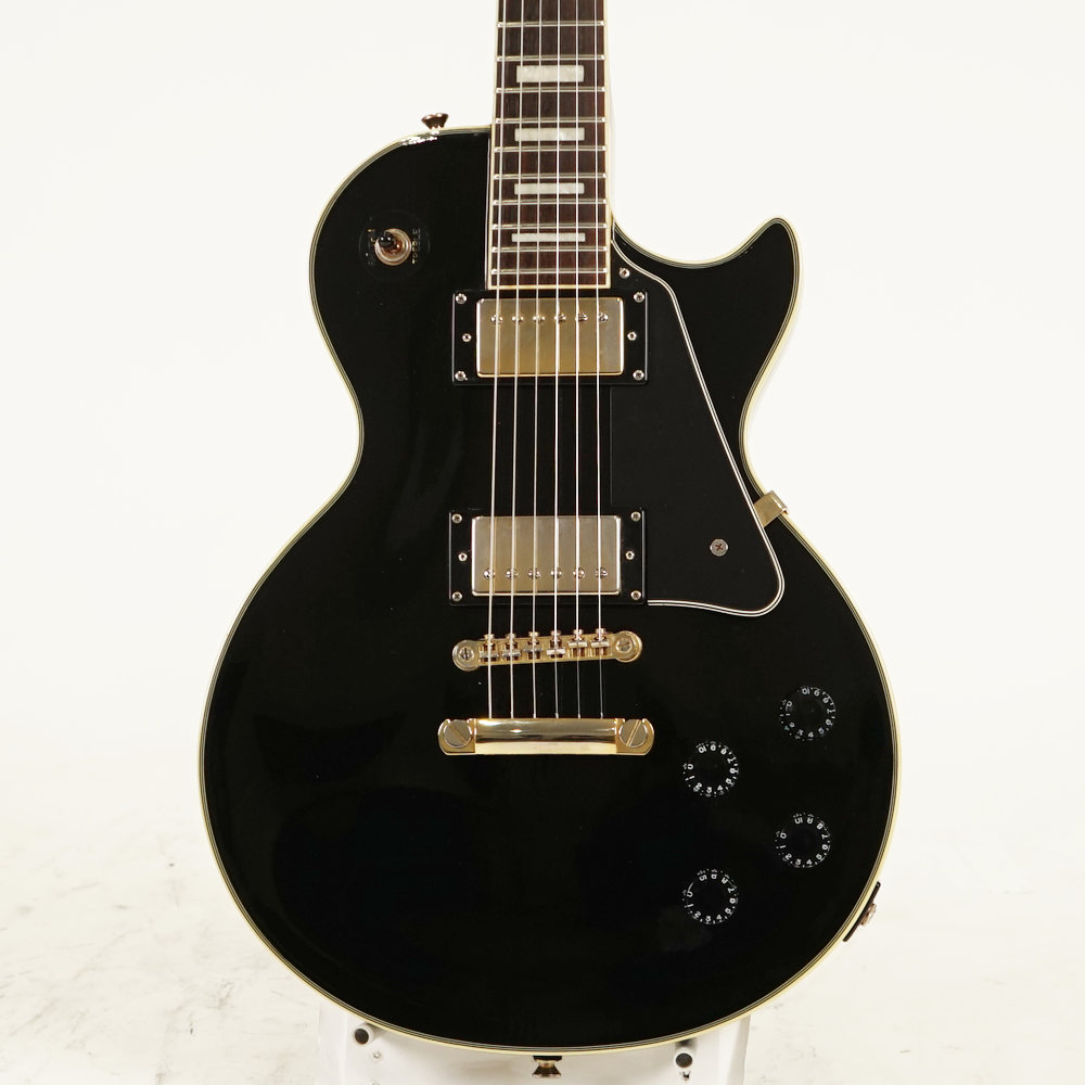 【中古】 エレキギター エピフォン Epiphone Les Paul Custom Ebony エレキギター レスポールカスタム 2010年製 ハードケース付き ボディトップ画像