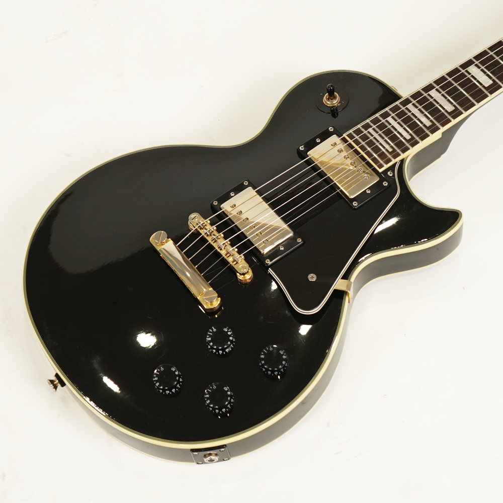 【中古】 エレキギター エピフォン Epiphone Les Paul Custom Ebony エレキギター レスポールカスタム 2010年製 ハードケース付き ボディトップ画像