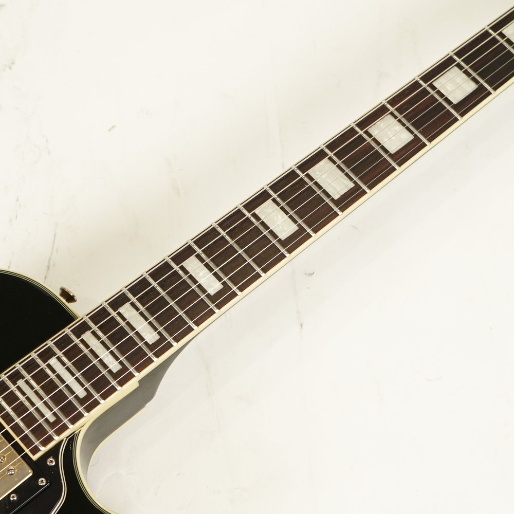 【中古】 エレキギター エピフォン Epiphone Les Paul Custom Ebony エレキギター レスポールカスタム 2010年製 ハードケース付き 指板画像