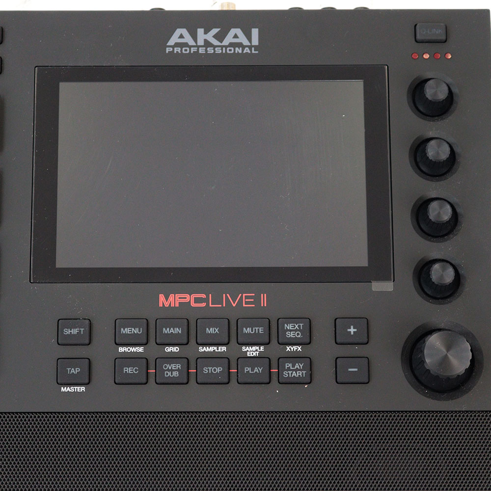 【中古】アカイ AKAI MPC LIVE II サンプラー モニタースピーカー内蔵スタンドアローンMPC ディスプレイ部