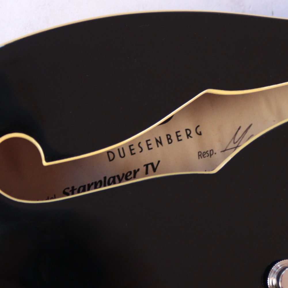 【中古】 DUESENBERG デューセンバーグ Starplayer TV Black DTV-BK 2018年製 エレキギター Fホール