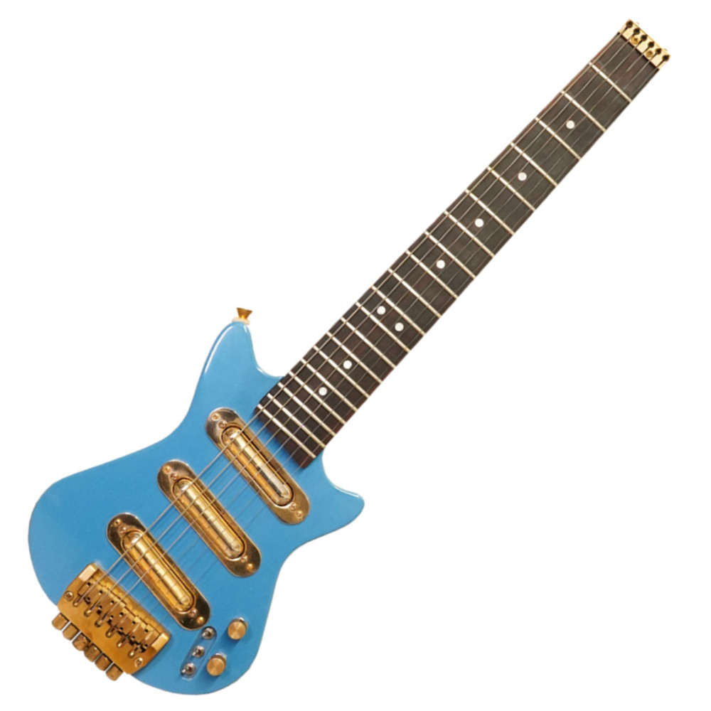 Lap Axe Freebird Pelham Blue Gold Ebony エレキギター トラベルギター