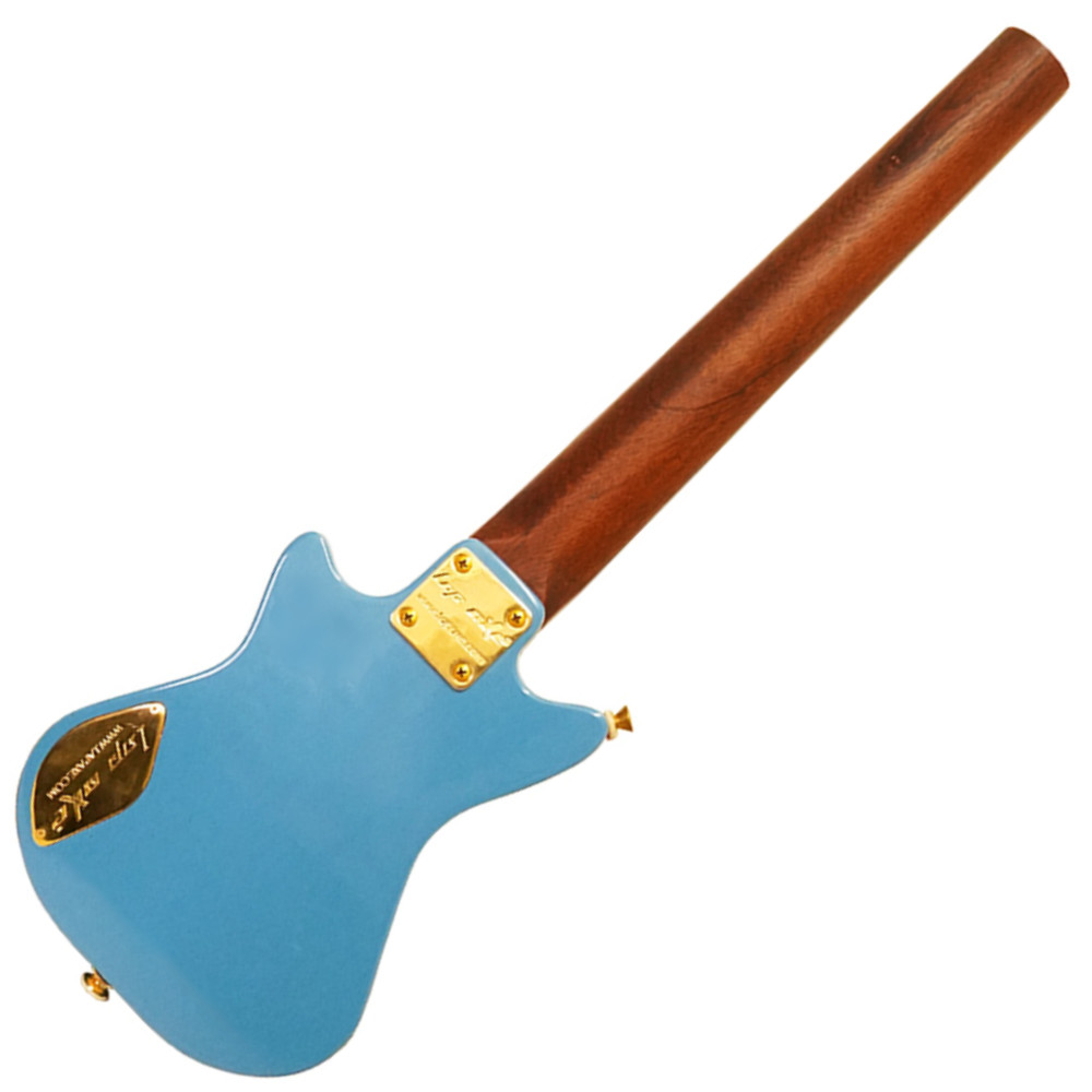 Lap Axe Freebird Pelham Blue Gold Ebony エレキギター トラベルギター ボディバック