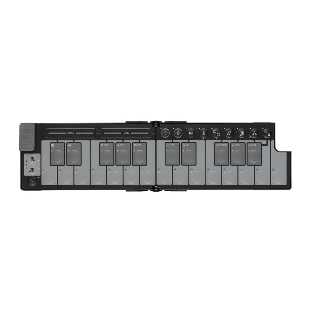 KORG nanoKEY-FD BK Black 折りたたみ可能 USB MIDIキーボード nanoKEY Fold FOLDABLE MIDI KEYBOARD サブ画像1