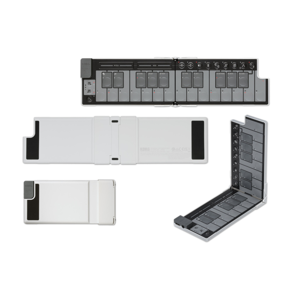 KORG nanoKEY-FD WH White 折りたたみ可能 USB MIDIキーボード nanoKEY Fold FOLDABLE MIDI KEYBOARD サブ画像