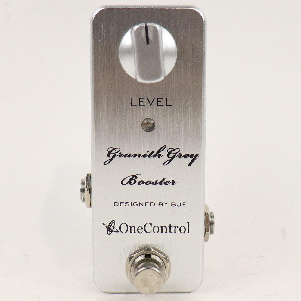 【中古】ブースター エフェクター One Control GRANITH GREY BOOSTER ギターエフェクター 正面