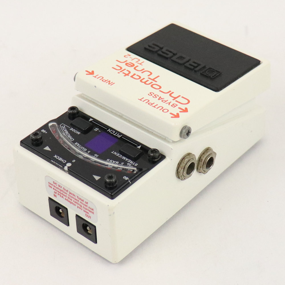 【中古】 クロマチックチューナー エフェクター BOSS TU-2 Chromatic Tuner ペダルチューナー 全体