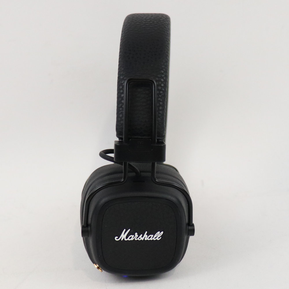 【中古】 MARSHALL マーシャル Major V Black Bluetooth 5.3 ワイヤレスヘッドホン 側面