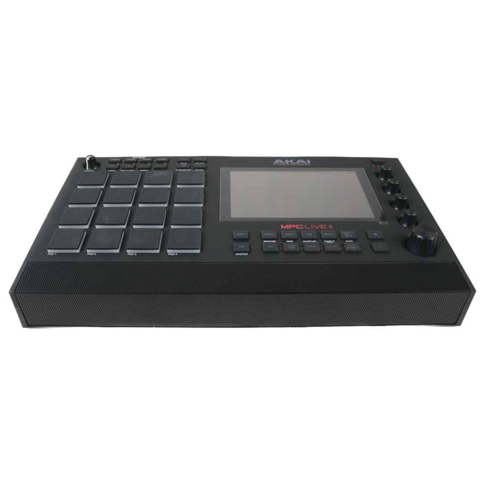 【中古】アカイ AKAI MPC LIVE II サンプラー モニタースピーカー内蔵スタンドアローンMPC 本体画像