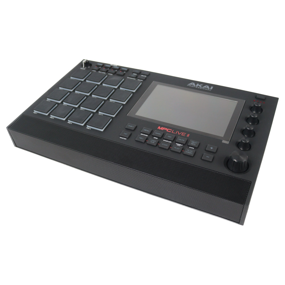 【中古】アカイ AKAI MPC LIVE II サンプラー モニタースピーカー内蔵スタンドアローンMPC 本体画像 斜め 2