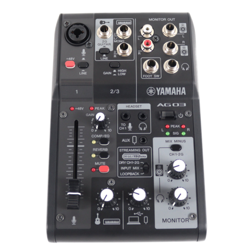 【中古】 ミキサー ヤマハ YAMAHA AG03 mk2 ライブストリーミングミキサー