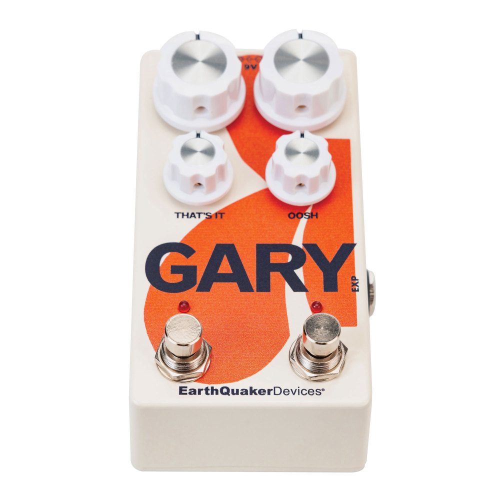 Earthquaker Devices アースクエイカーデバイセス Gary オーバードライブ&エンベロープファズ ギターエフェクター 斜めアングル画像