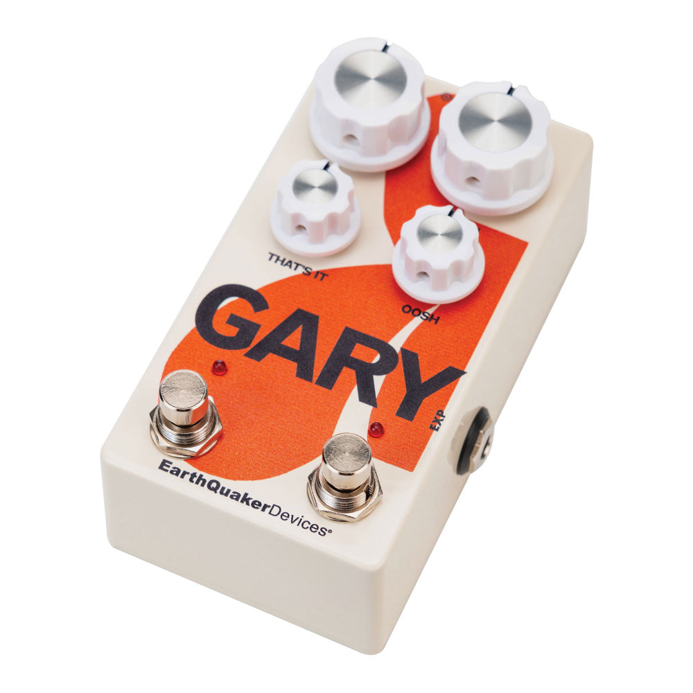 Earthquaker Devices アースクエイカーデバイセス Gary オーバードライブ&エンベロープファズ ギターエフェクター 右斜めアングル画像