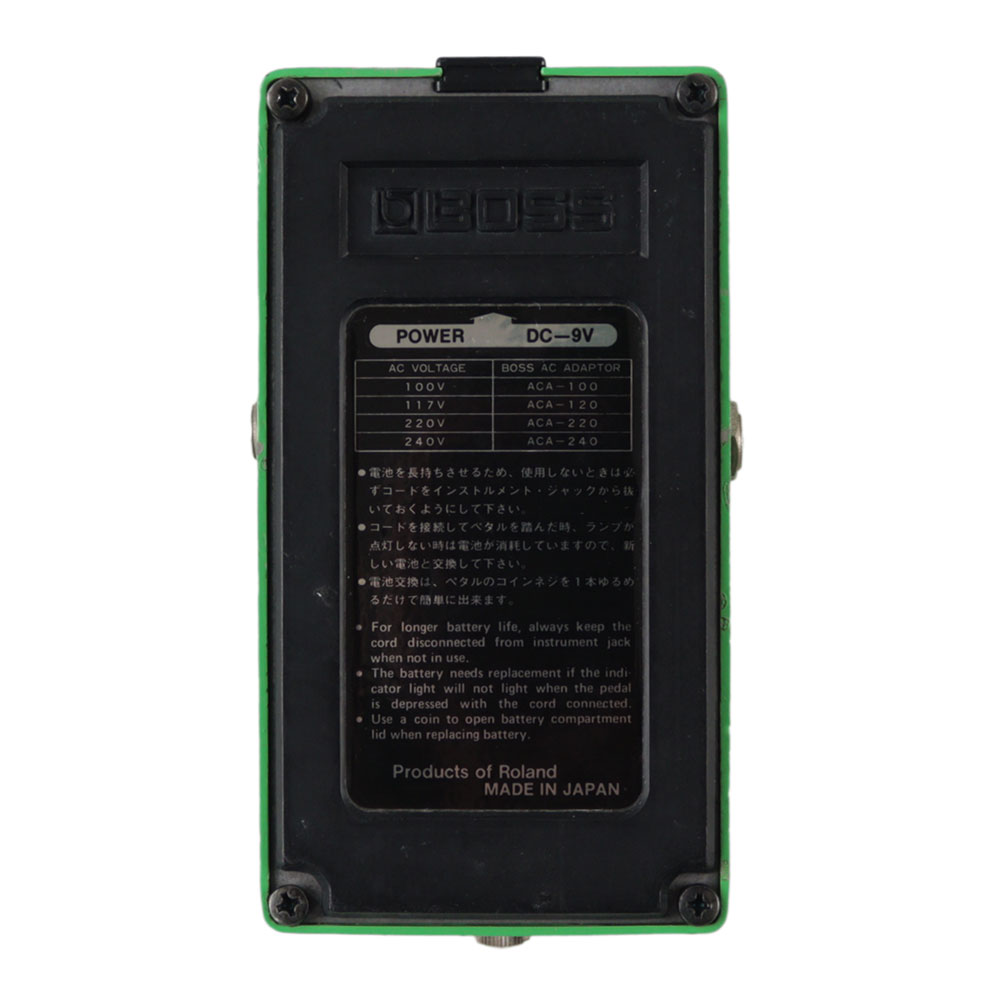 【中古】フェイザー エフェクター BOSS PH-1 Phaser 銀ネジ ボス ギターエフェクター 裏面