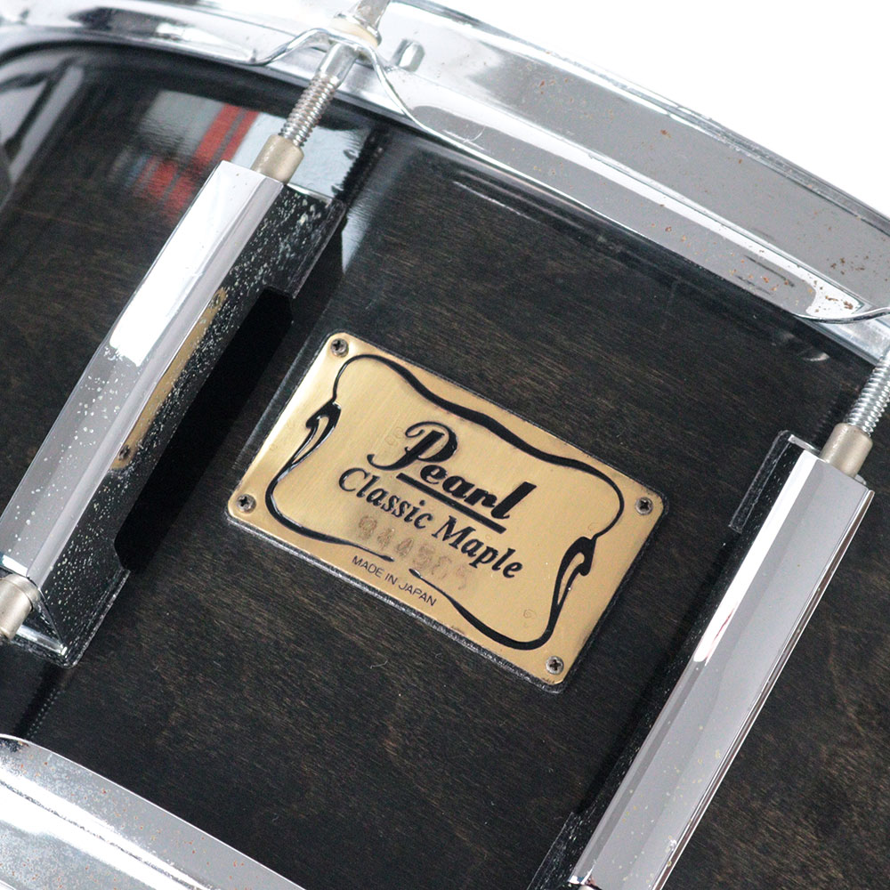 【中古】 Pearl パール Classic Maple 14x6.5 スネアドラム エンブレム