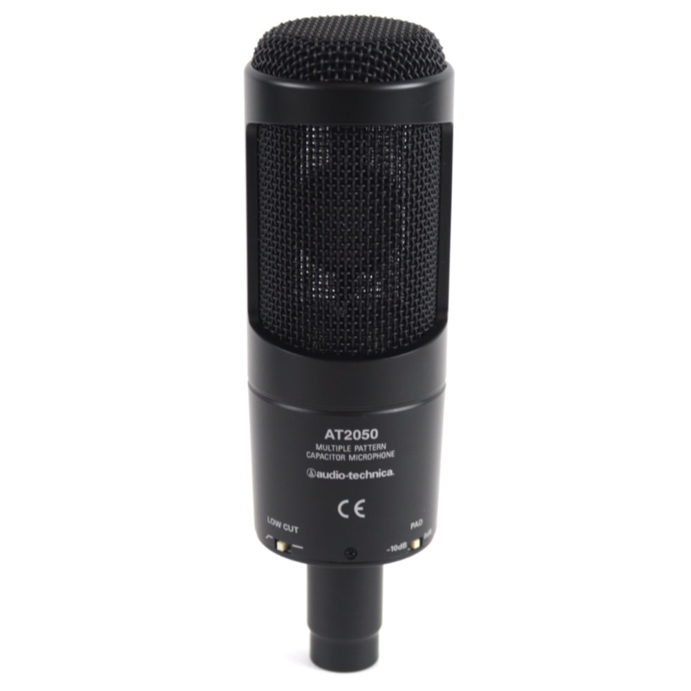 【中古】オーディオテクニカ コンデンサーマイク AUDIO-TECHNICA AT2050 オーテク マイクロフォン 裏面