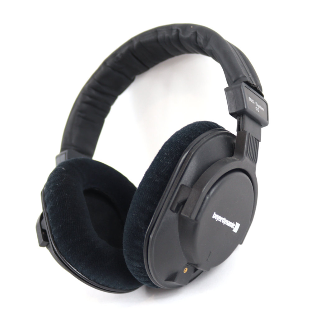 【中古】 beyerdynamic ベイヤーダイナミック DT 250 80Ω 密閉型スタジオヘッドホン 側面