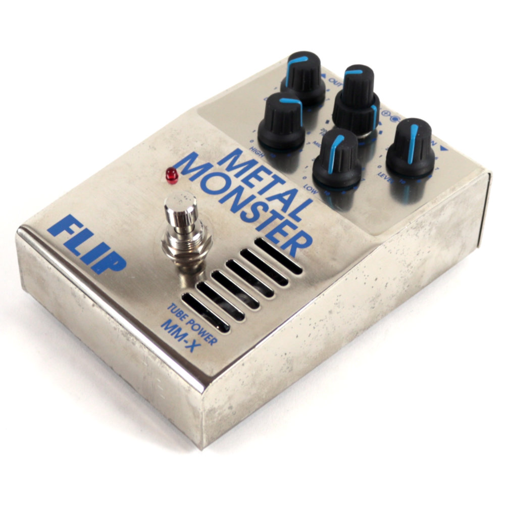 【中古】 ディストーション 真空管搭載 エフェクター Guyatone MM-X FLIP METAL MONSTER ギターエフェクター 右サイド