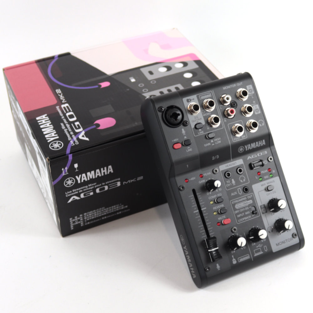 【中古】 ミキサー ヤマハ YAMAHA AG03 mk2 ライブストリーミングミキサー