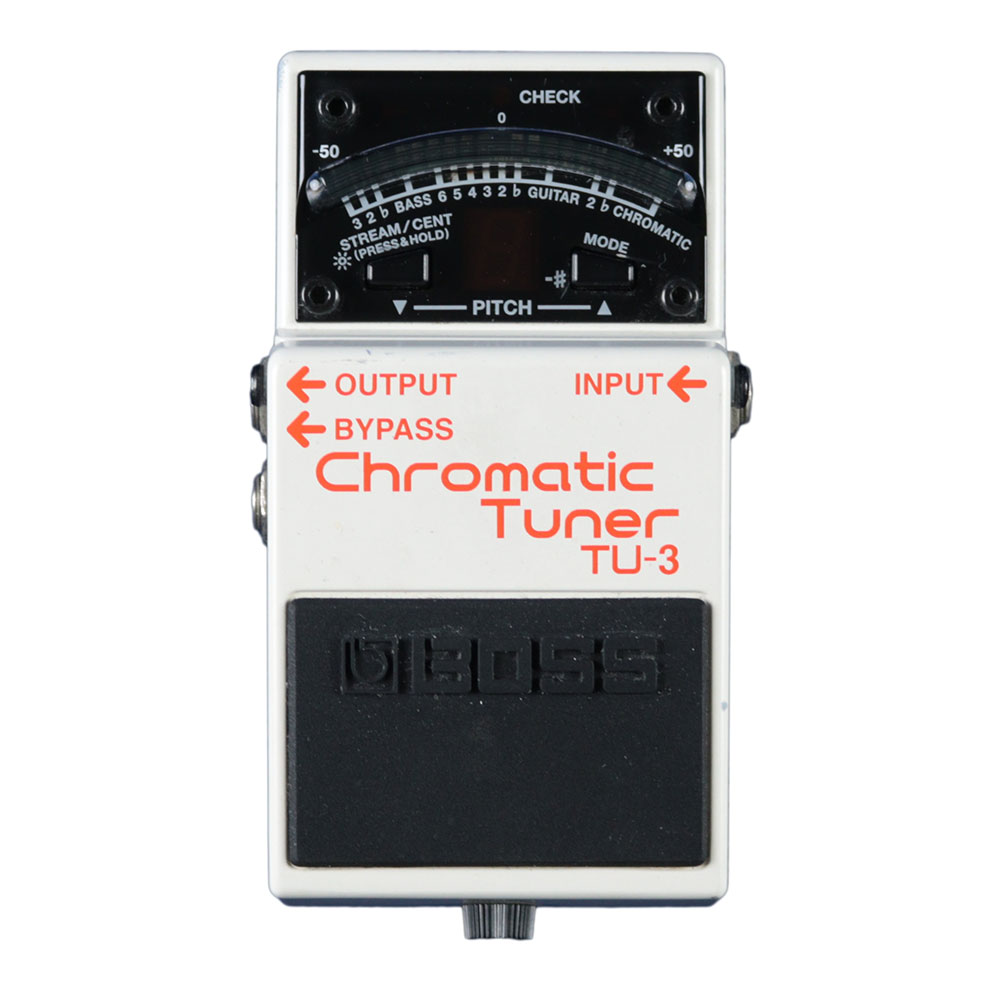 【中古】 クロマチックチューナー BOSS TU-3 Chromatic Tuner 正面