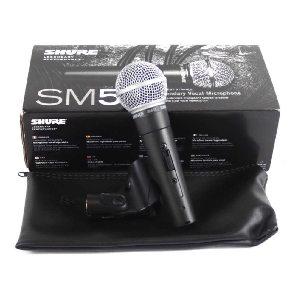 【中古】 マイク シュアー SHURE SM58SE スイッチ付き ダイナミックマイク シュア ゴッパ